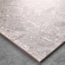 Marlo 450 x 450mm Grey Terrazzo Look Porcelain Tile
